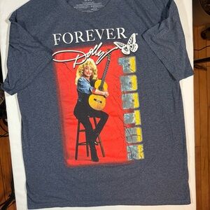 Forever Dolly Graphic Tee - Navy
